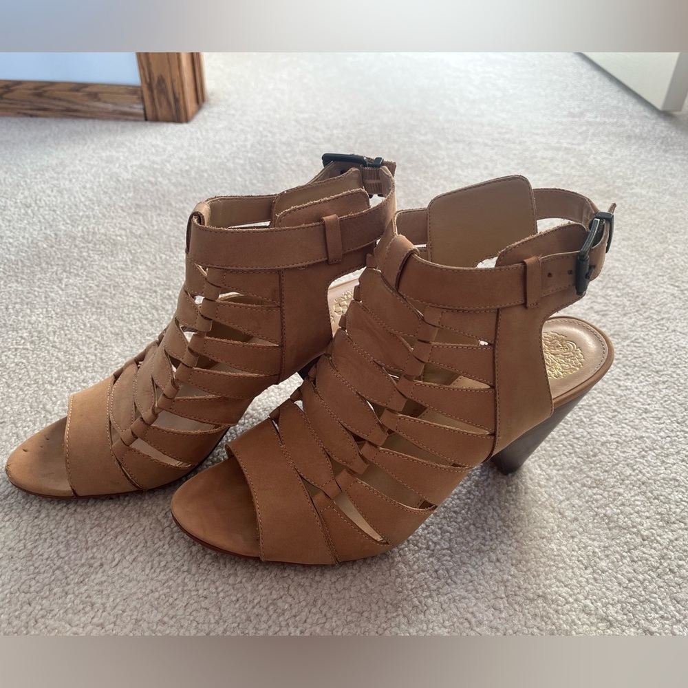 Tan Vince Camuto Sandals